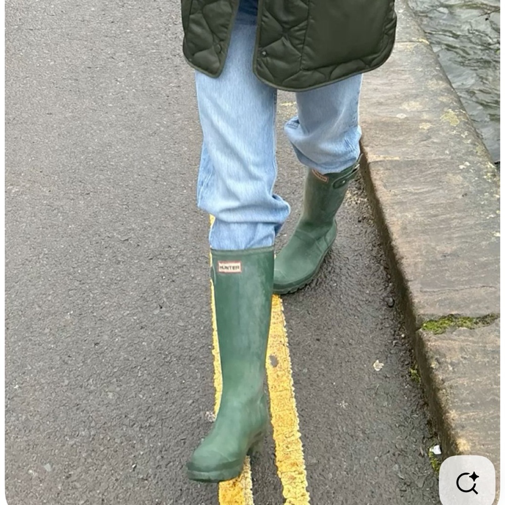 Green Tall Hunter Boot